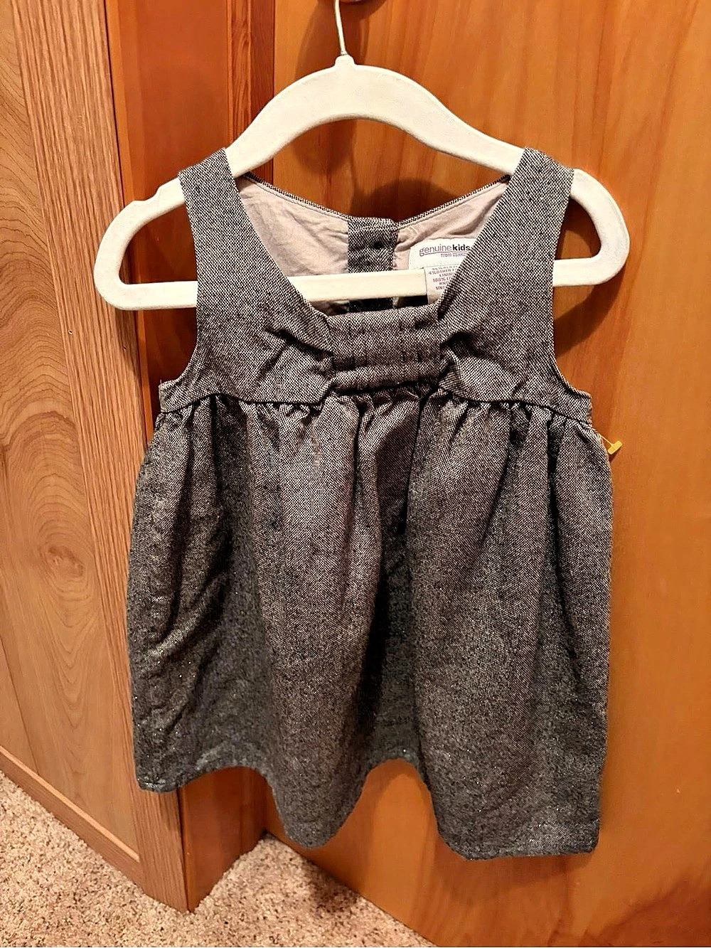genuine kids by Oshkosh Girls Houndstooth Dress Size 3T NEW
